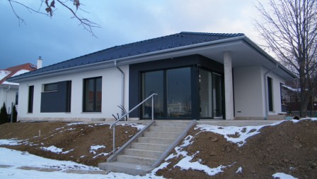 Passzívház közeli, alacsony energiájú családi ház építése